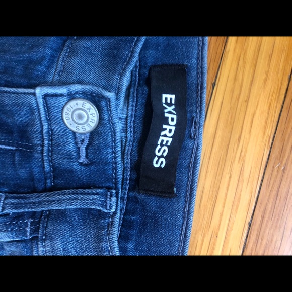 EXPRESS Jeans with side Gold Stripe - Picture 7 of 8